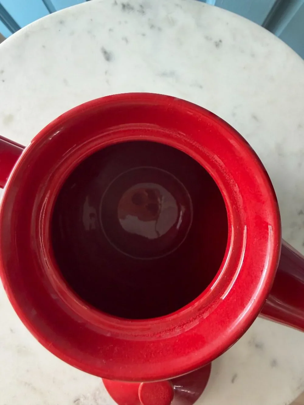 Vintage Waechtersbach Teapot in Desired Cherry Red Color- Germany 1990s.